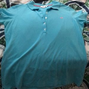 Vineyard Vines sky blue buttoned shirt